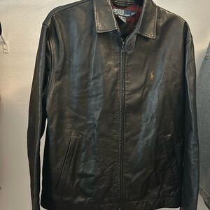 Polo by ralph Lauren genuine leather jacket